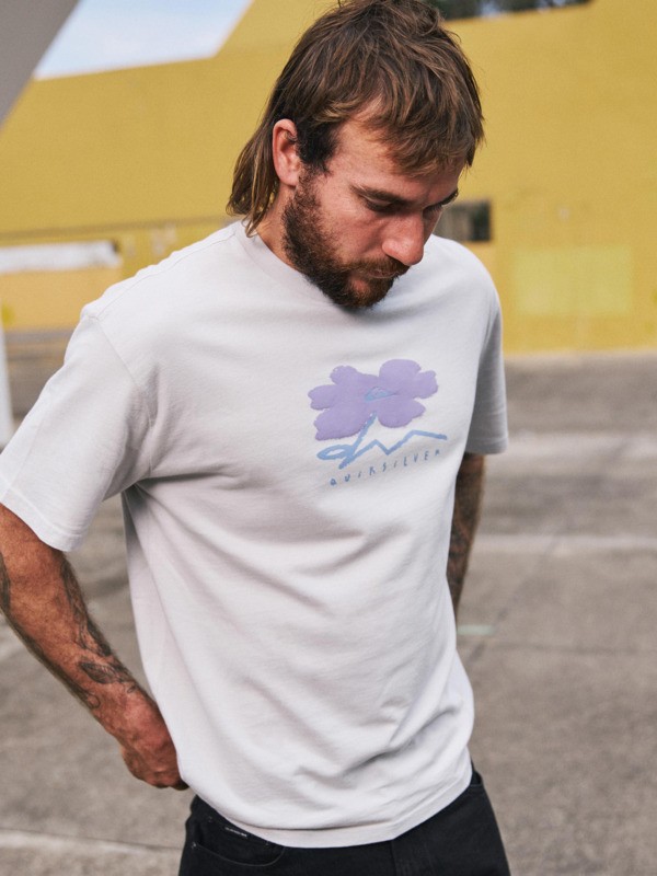 Structured Flower - Short Sleeve T-Shirt for Men  EQYZT08298