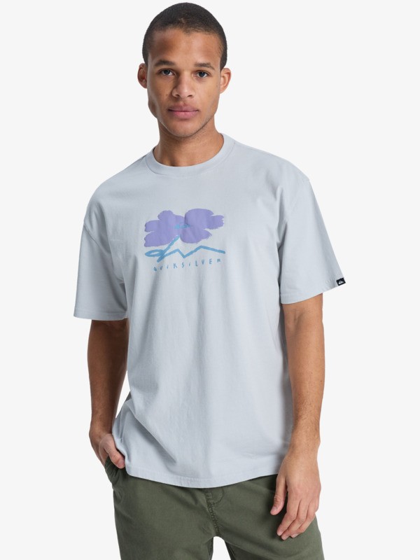 Structured Flower - Short Sleeve T-Shirt for Men  EQYZT08298