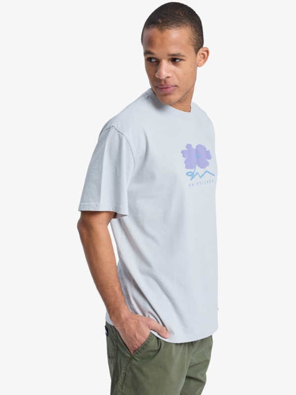 Structured Flower - Short Sleeve T-Shirt for Men  EQYZT08298