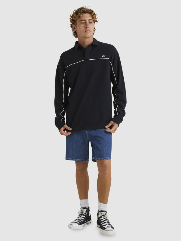 Saturn Modular Rugby Polo Knit  UQYKT03288