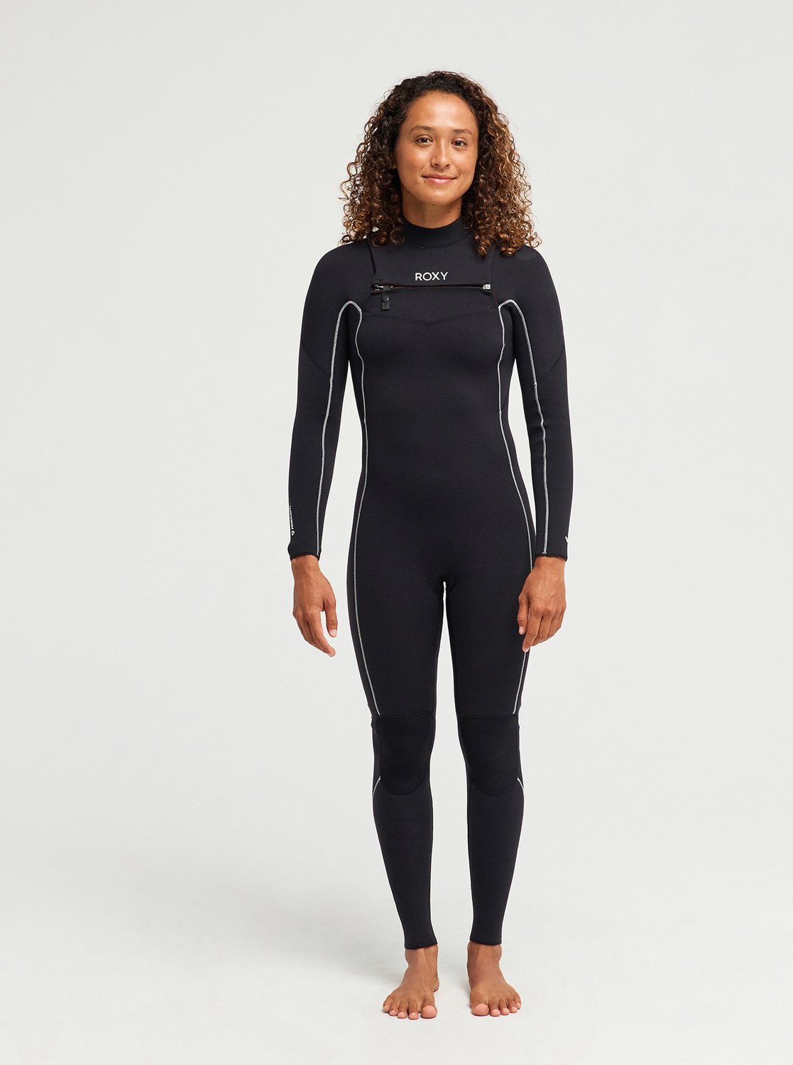 4/3 Elite Xtra Stretch - Women's Black Chest Zip Wetsuit | Roxy