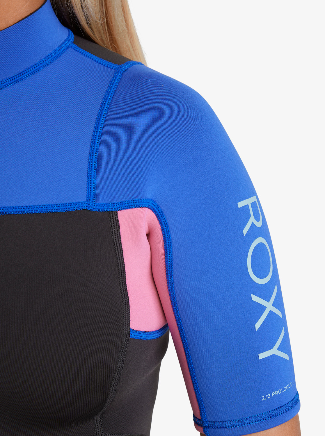 ROXYセット② 2/2mm Prologue+ - Women's Blue Short Sleeve Back Zip Springsuit | Roxy