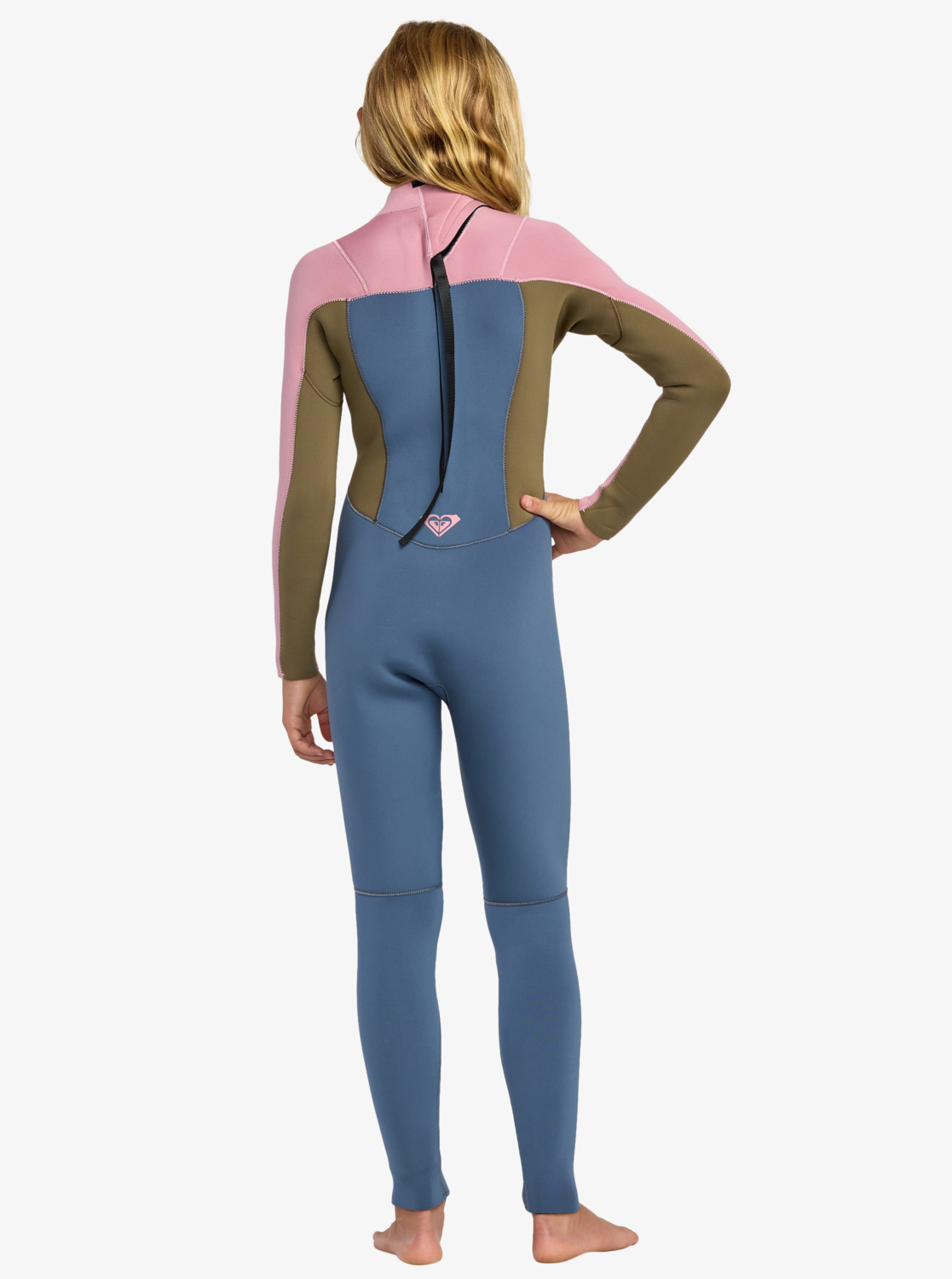 4/3mm Prologue+ - Girls 8-16's Grey Back Zip Wetsuit | Roxy