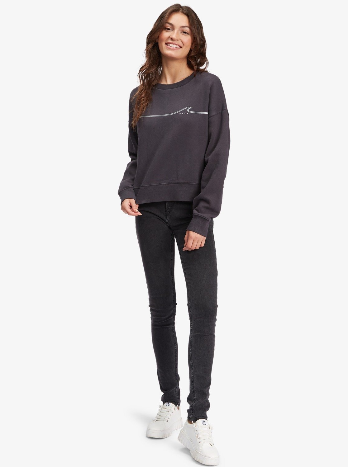 Everyday Aloha - Sweatshirt for Women - Women's Black Sweatshirt