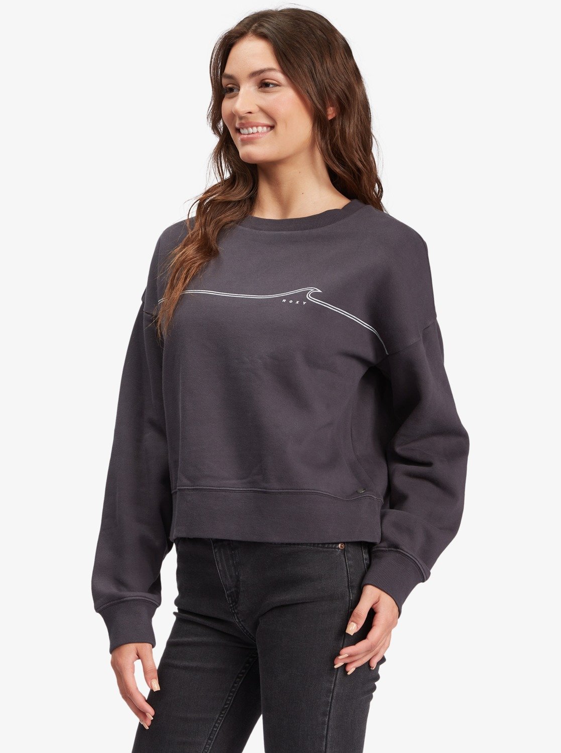 Everyday Aloha - Sweatshirt for Women - Women's Black Sweatshirt