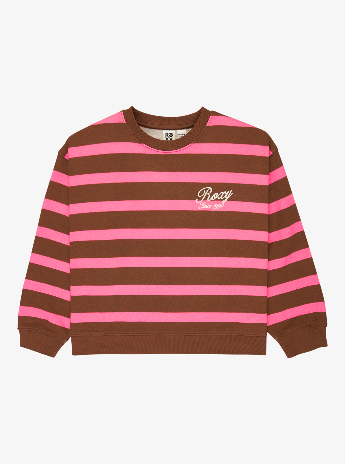 Little Things - Girls 4-16's Pink Striped Sweatshirt | Roxy