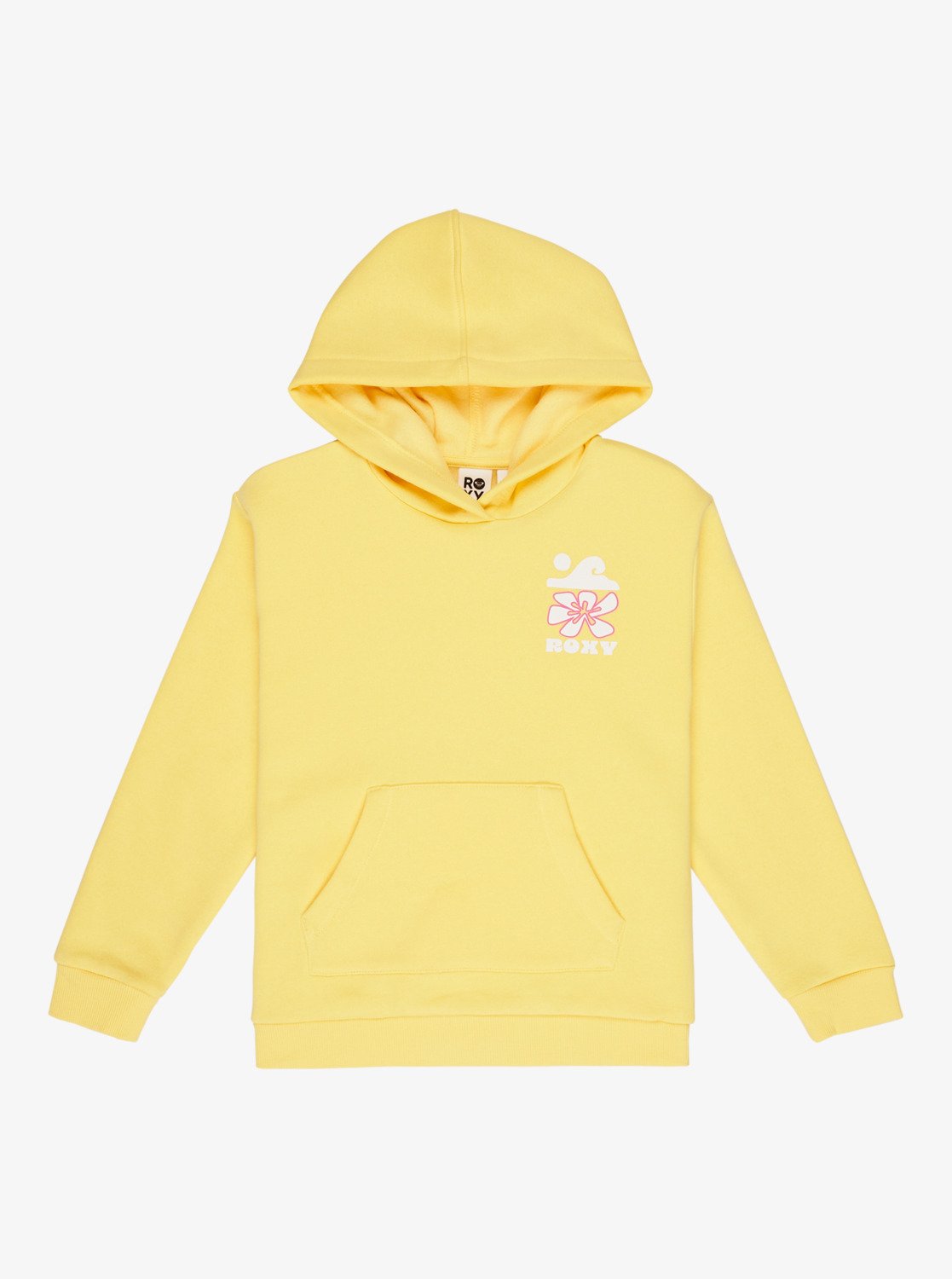 Surf Feeling Brushed - Girls 4-16's Yellow Hoodie | Roxy