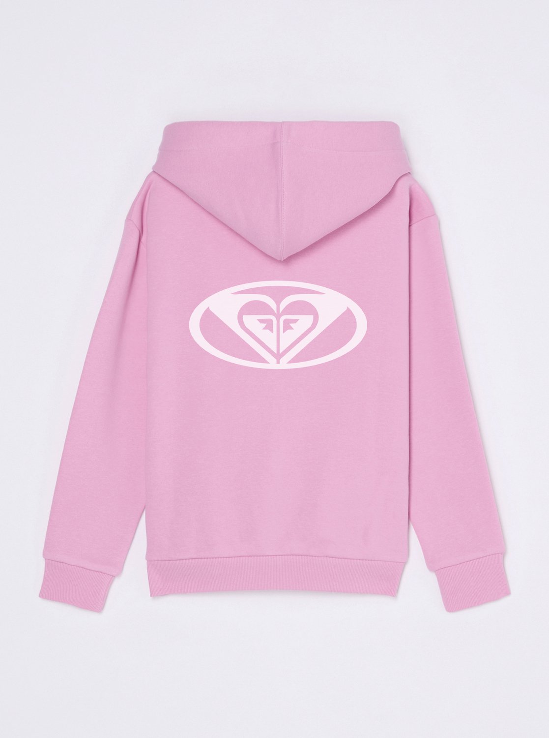 Surf Feeling Brushed - Girls 4-16's Pink Zip-Up Hoodie | Roxy