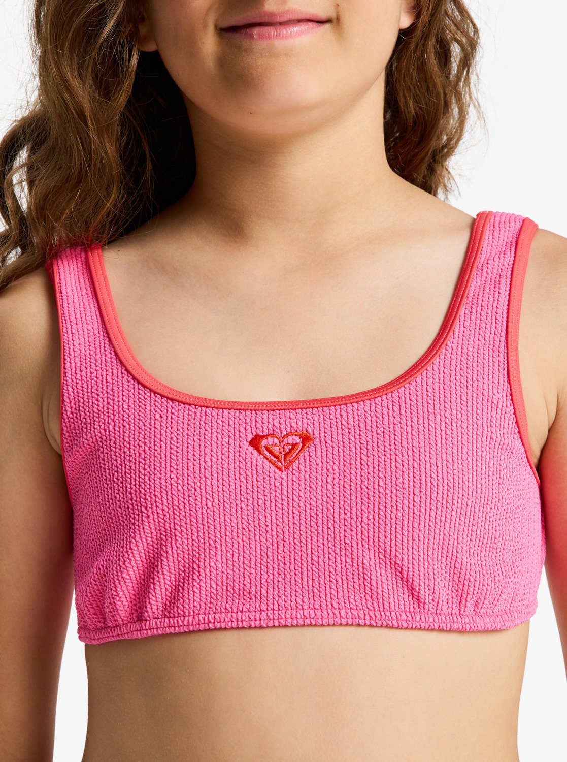 Aruba Set - Girls 6-16's Pink Two Piece Bralette Bikini Set | Roxy