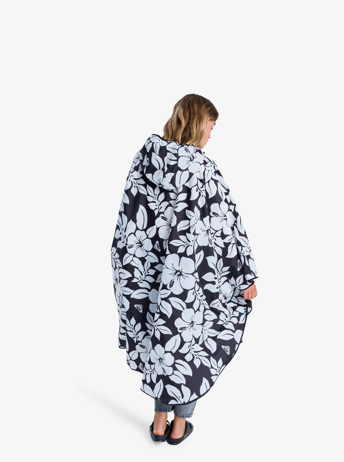 Midnight Rain - Unisex's Black Rain Poncho for Women | Roxy