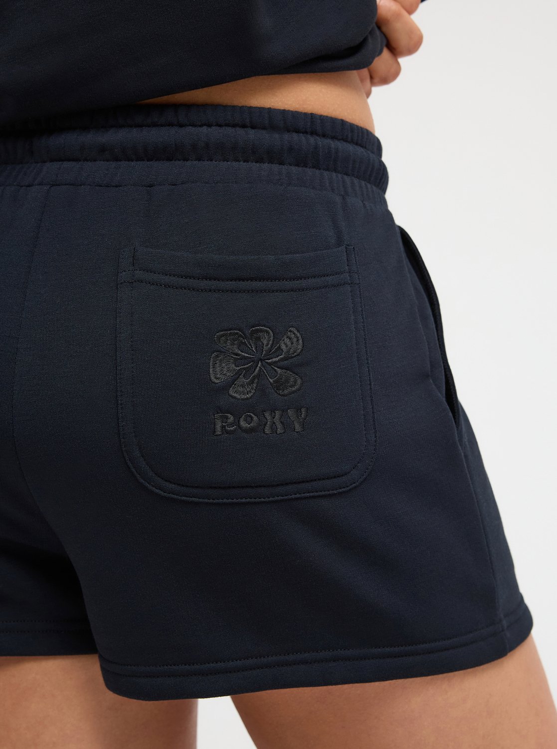 Surfing By Moonlight - Women's Black Sweat Shorts | Roxy