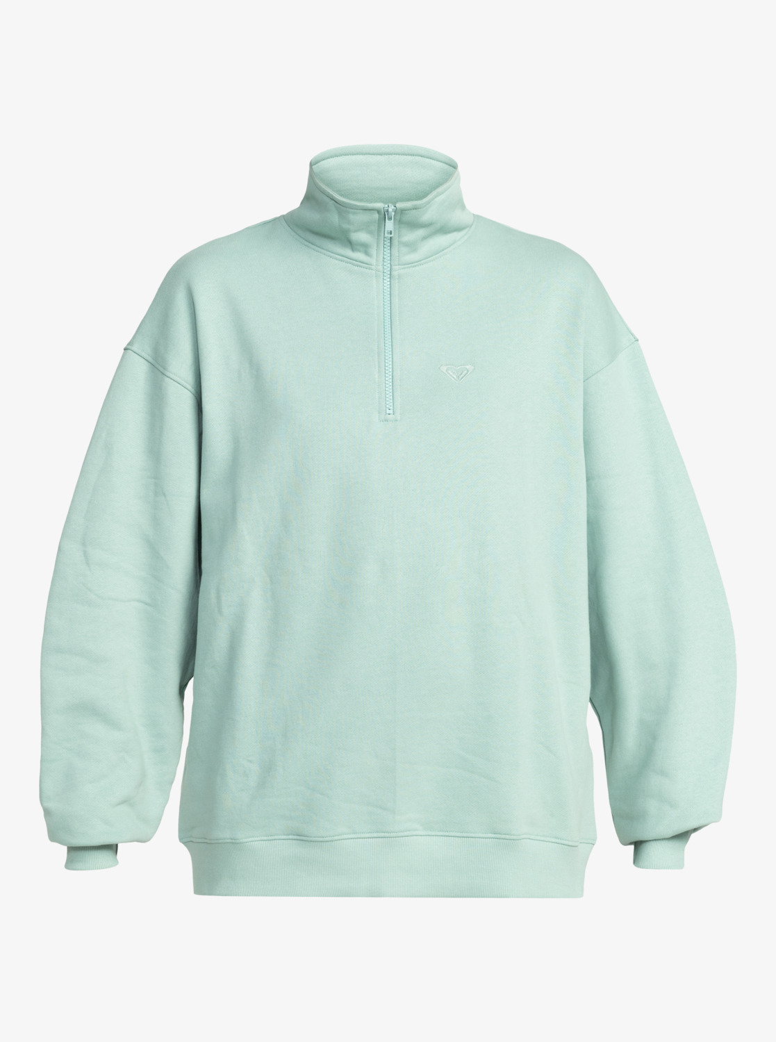 Essential Energy - Dames Blauw Sweater met Korte Rits | Roxy