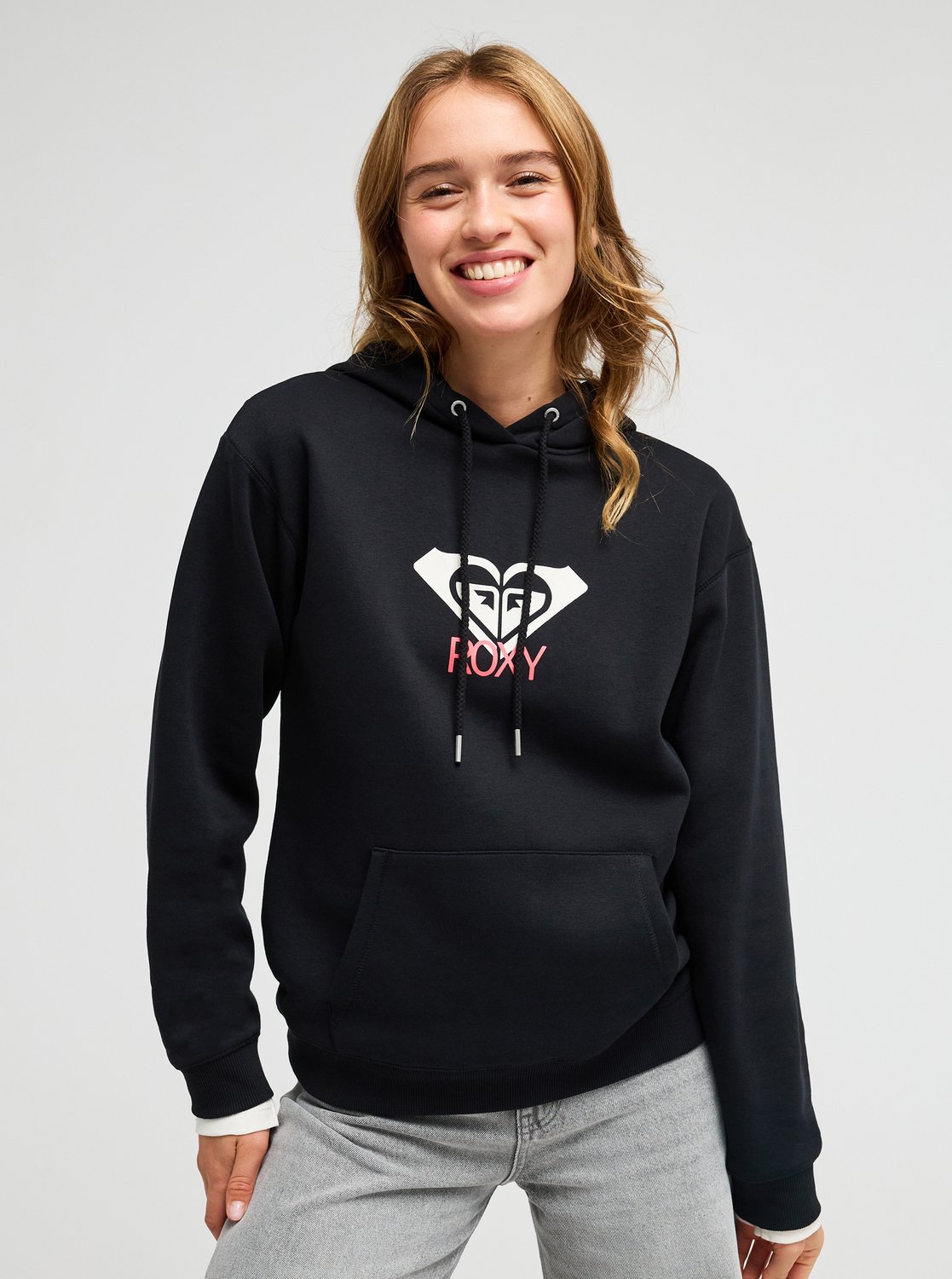 Surf Stoked Brushed Art - Sweat à capuche Noir Femme