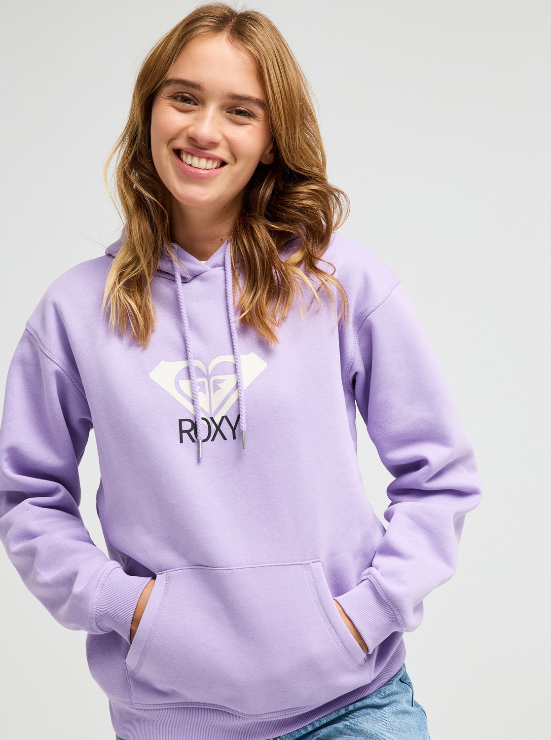 Surf Stoked Brushed Art - Women's Purple Hoodie | Roxy