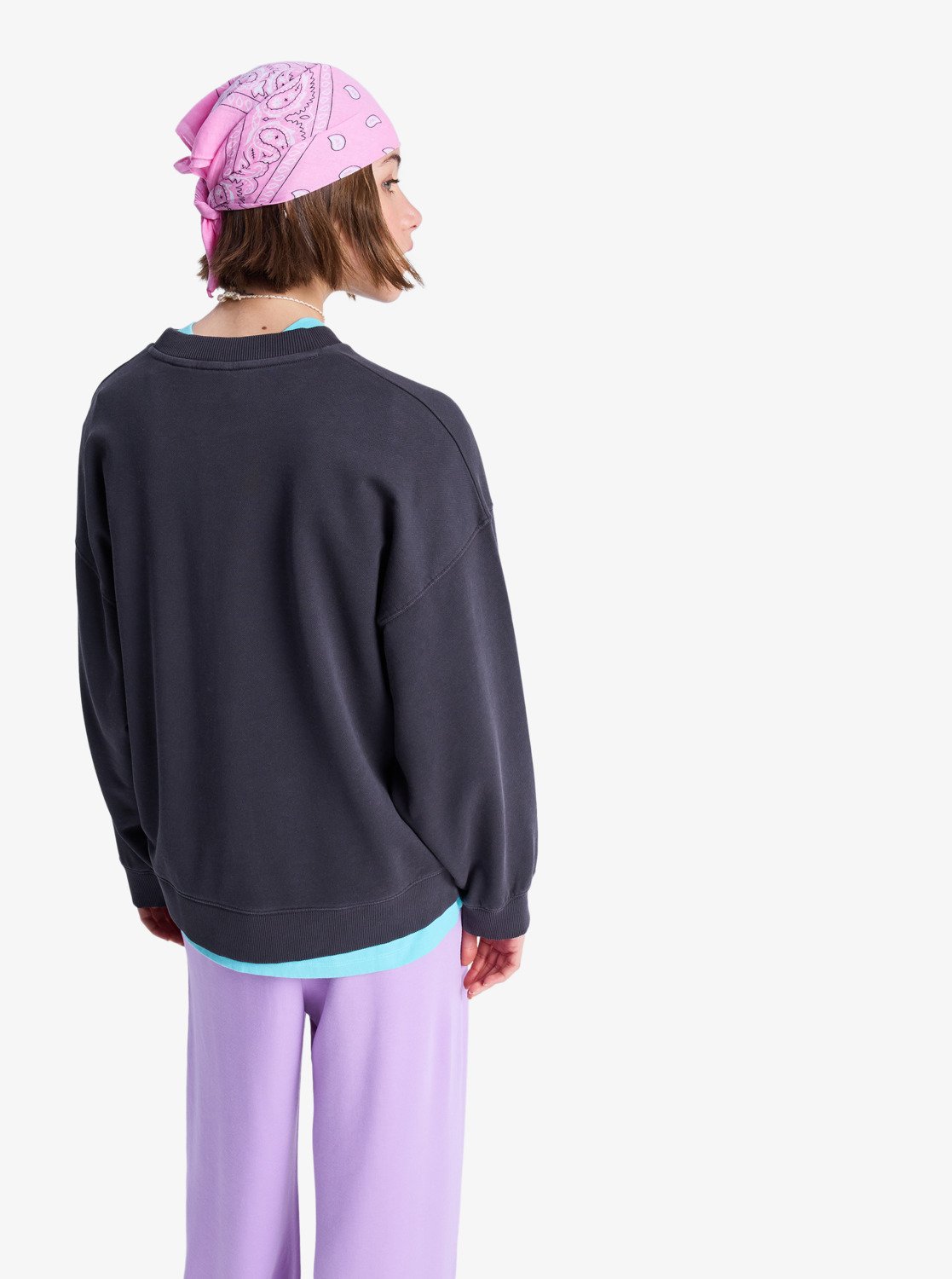 Lineup Terry - Women's Black Sweatshirt | Roxy