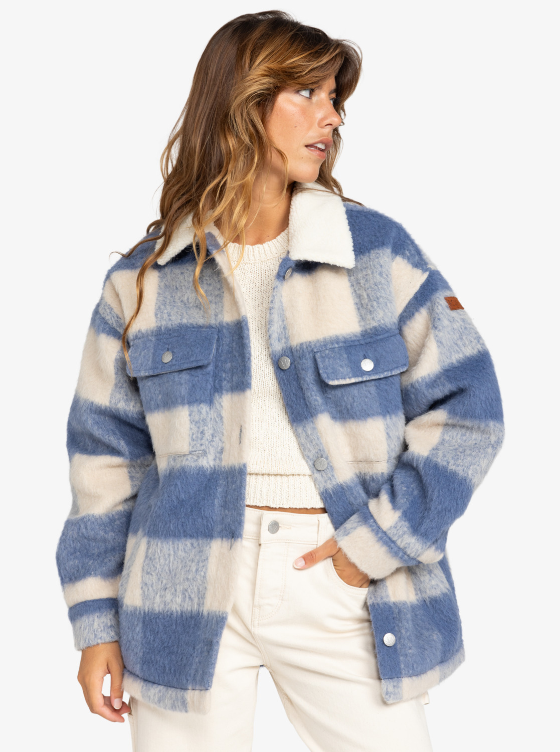  x rokh ウールブレザー　ジャケット　XSサイズ Passage Of Time - Women's Beige Jacket | Roxy