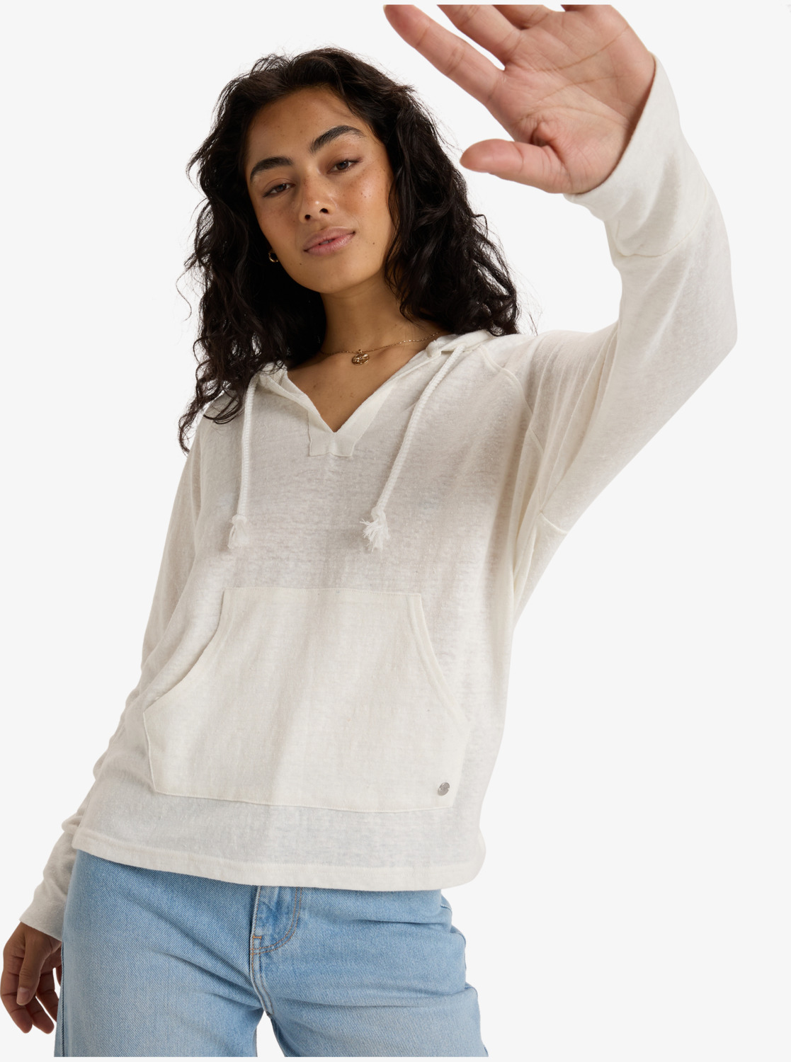 Destination Surf - Women's White Hoodie | Roxy