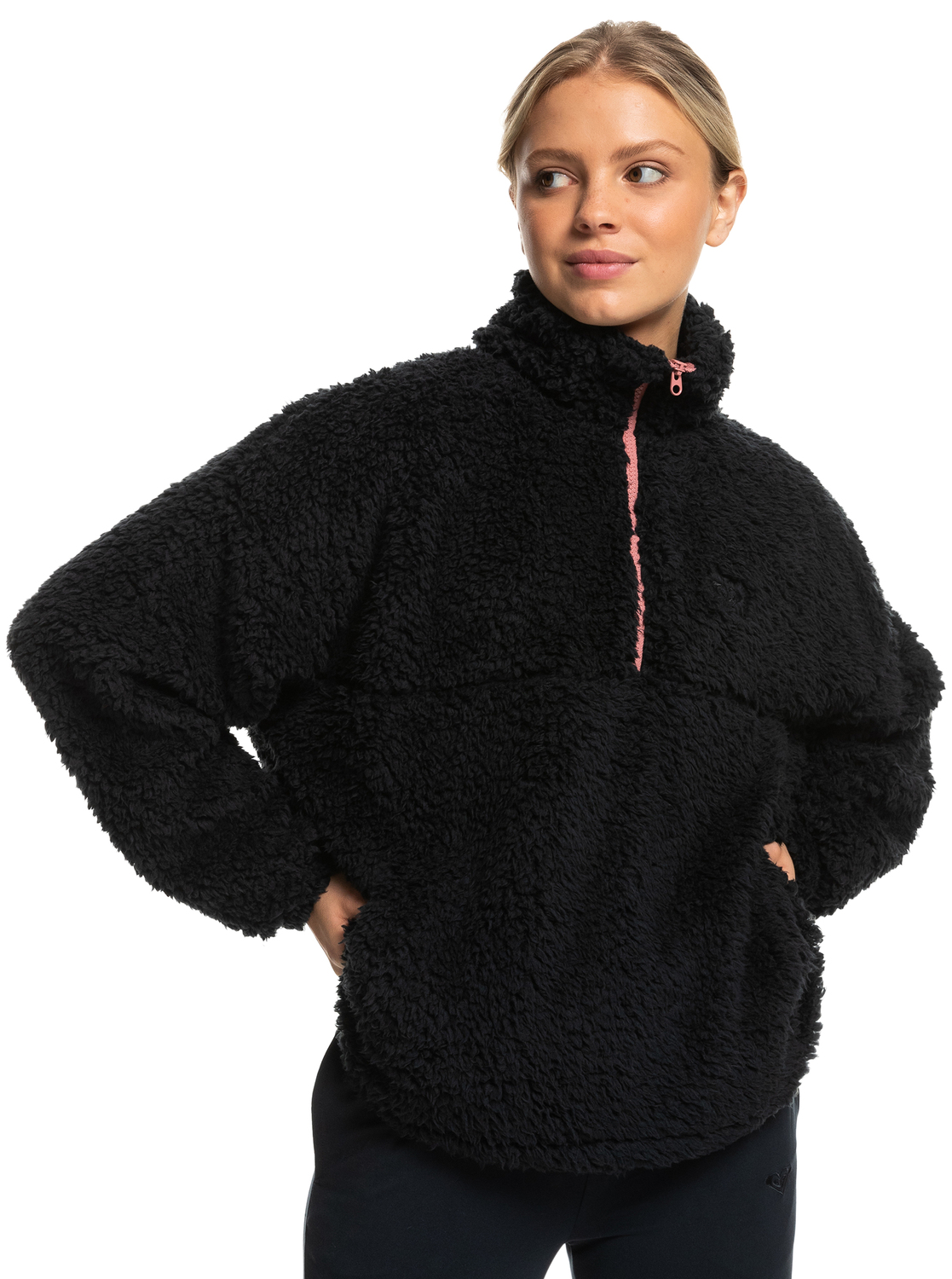 PHERE Scheat 2way half tops 【※ブラックです】 erjpf03152_roxy,w_kvj0_frt1.jpg