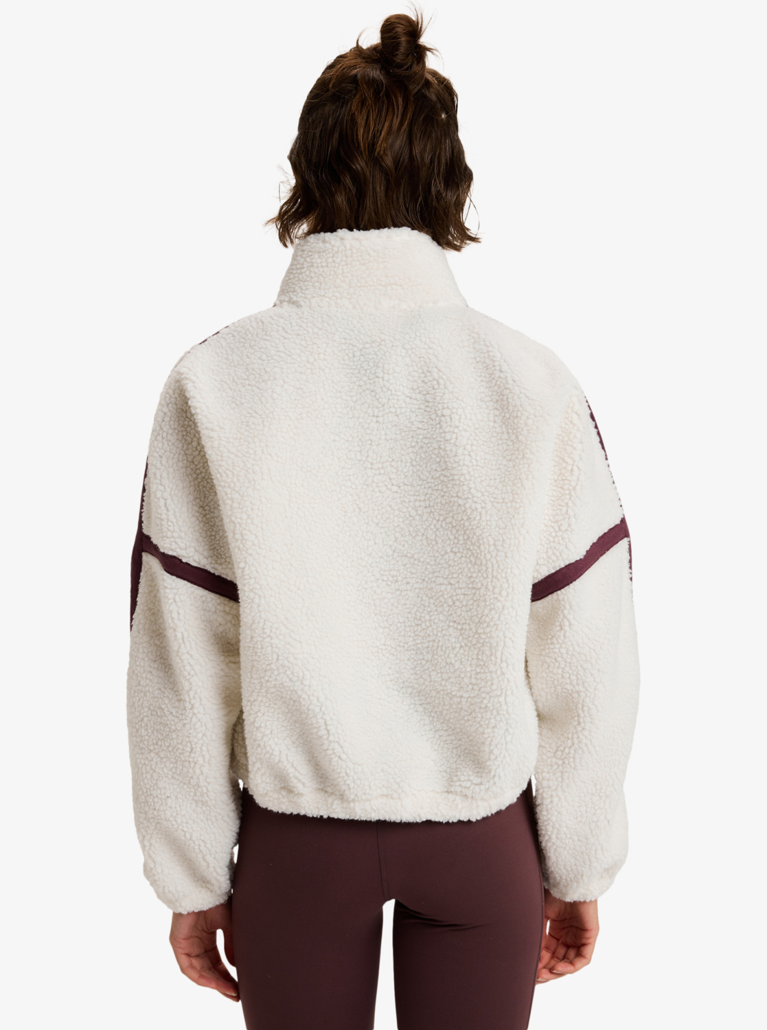 Boundless Spirit Zippered - Women's White Sherpa Jacket | Roxy