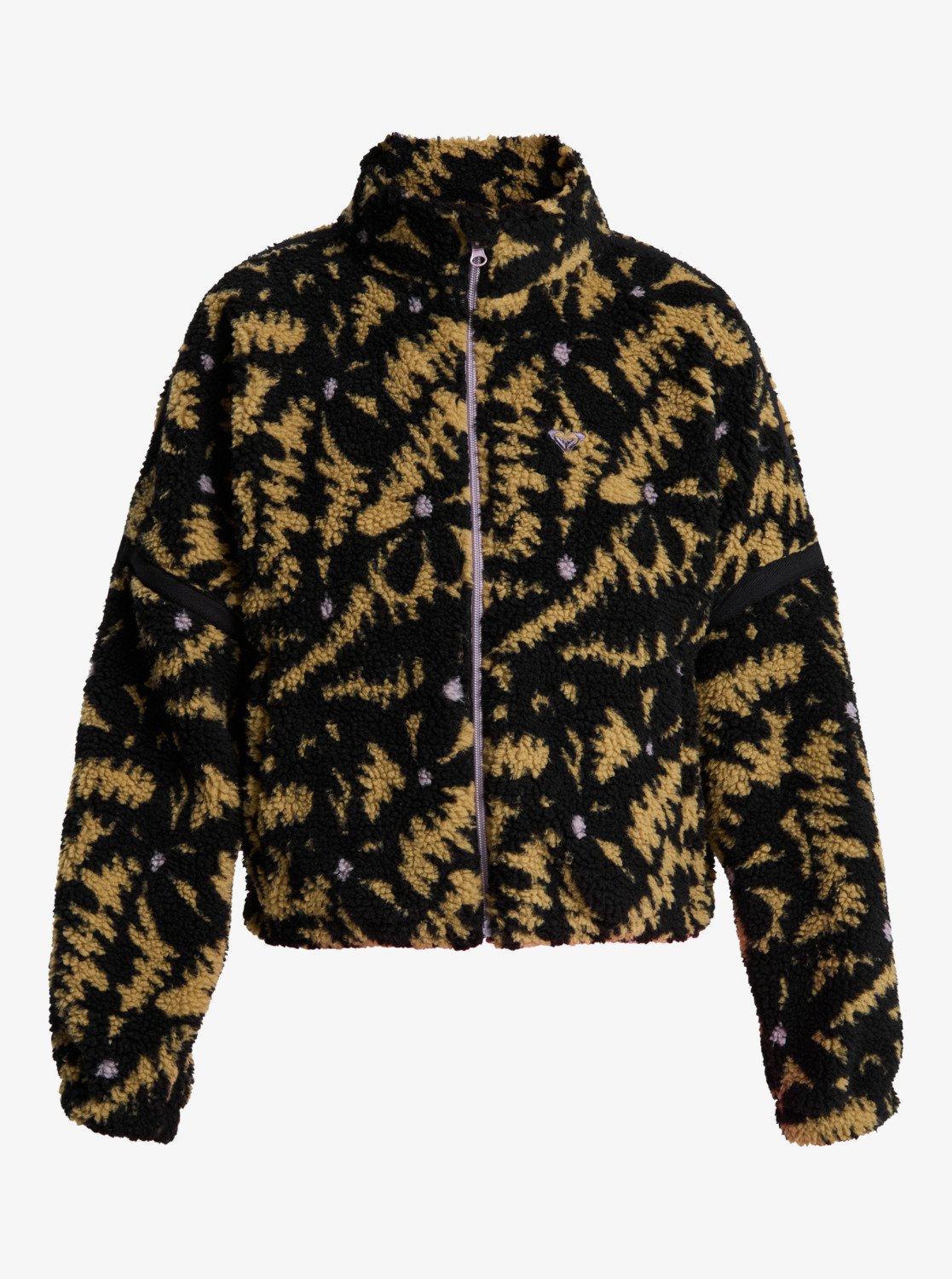 Boundless Spirit Zippered - Women's Black Sherpa Jacket | Roxy
