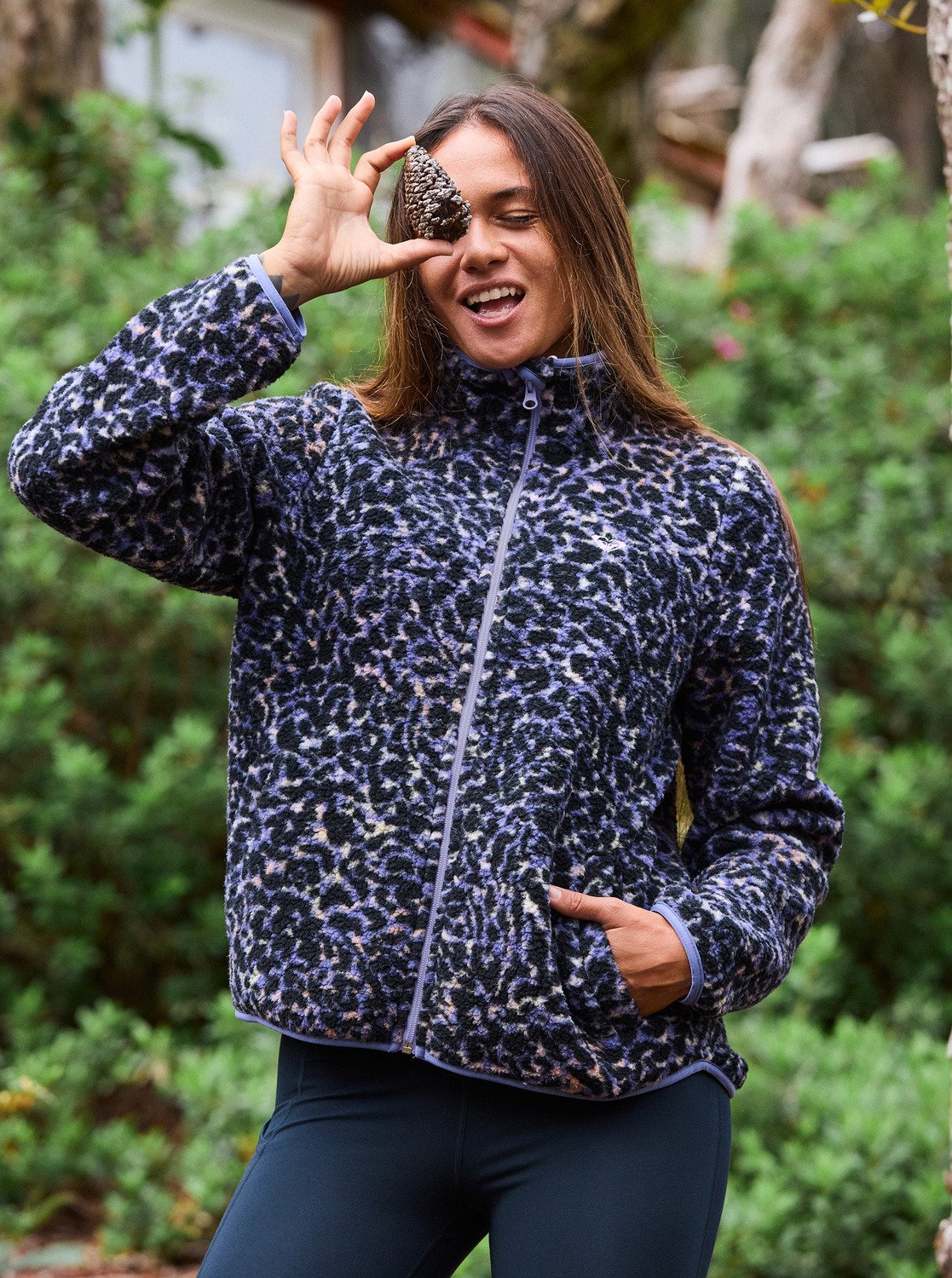 Waves Of Warmth - Women's Purple Sports Fleece | Roxy