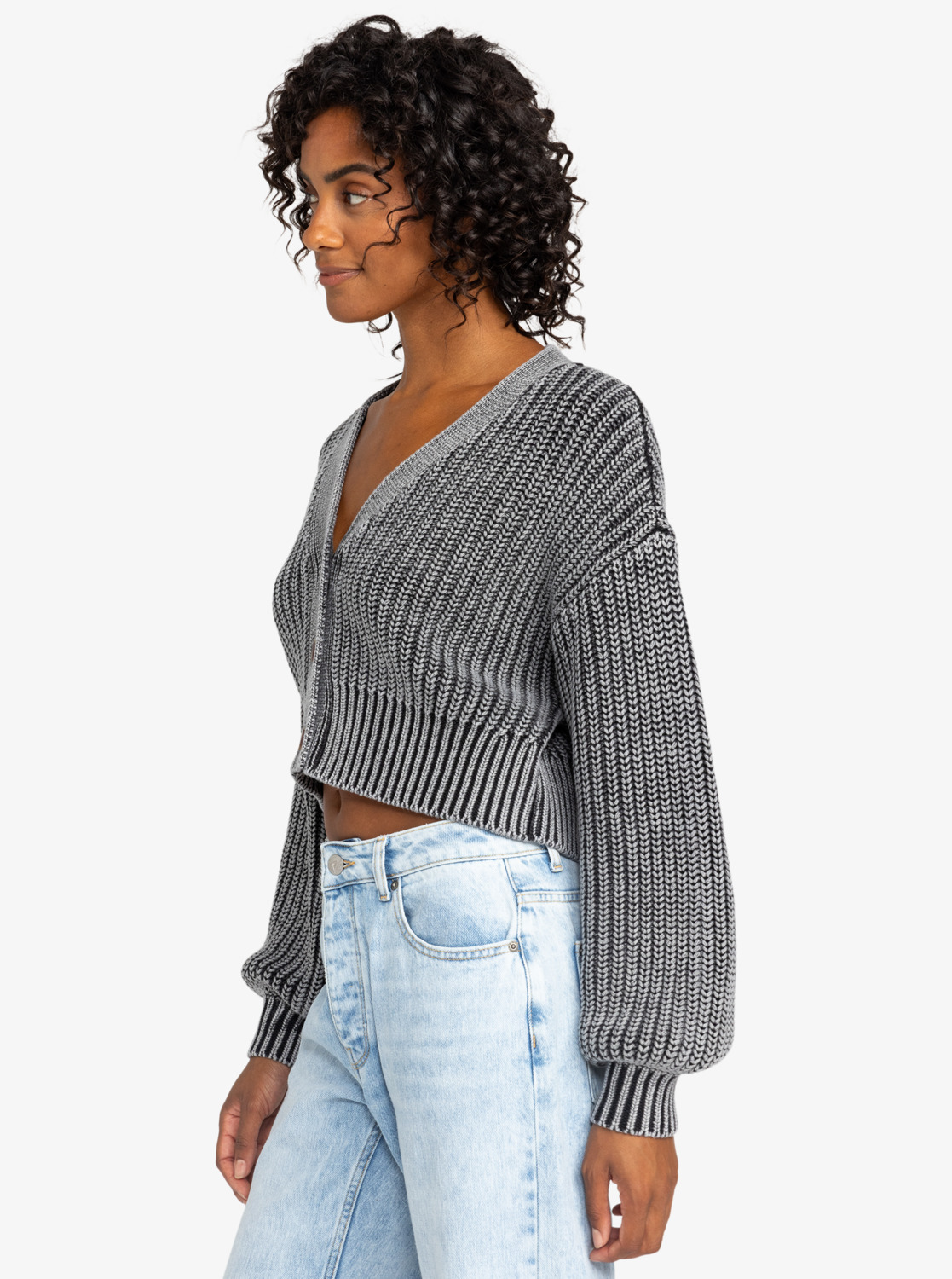 Sundaze Washed - Women's Black Cardigan | Roxy