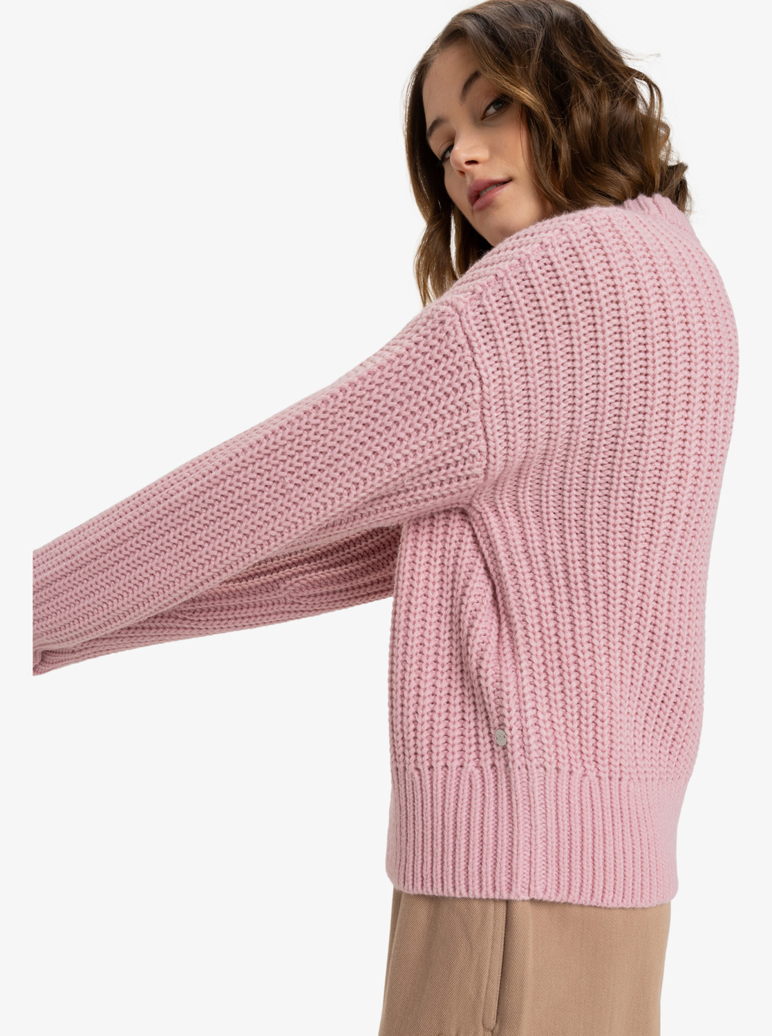 Coming Home - Women's Pink Crew Neck Sweater | Roxy