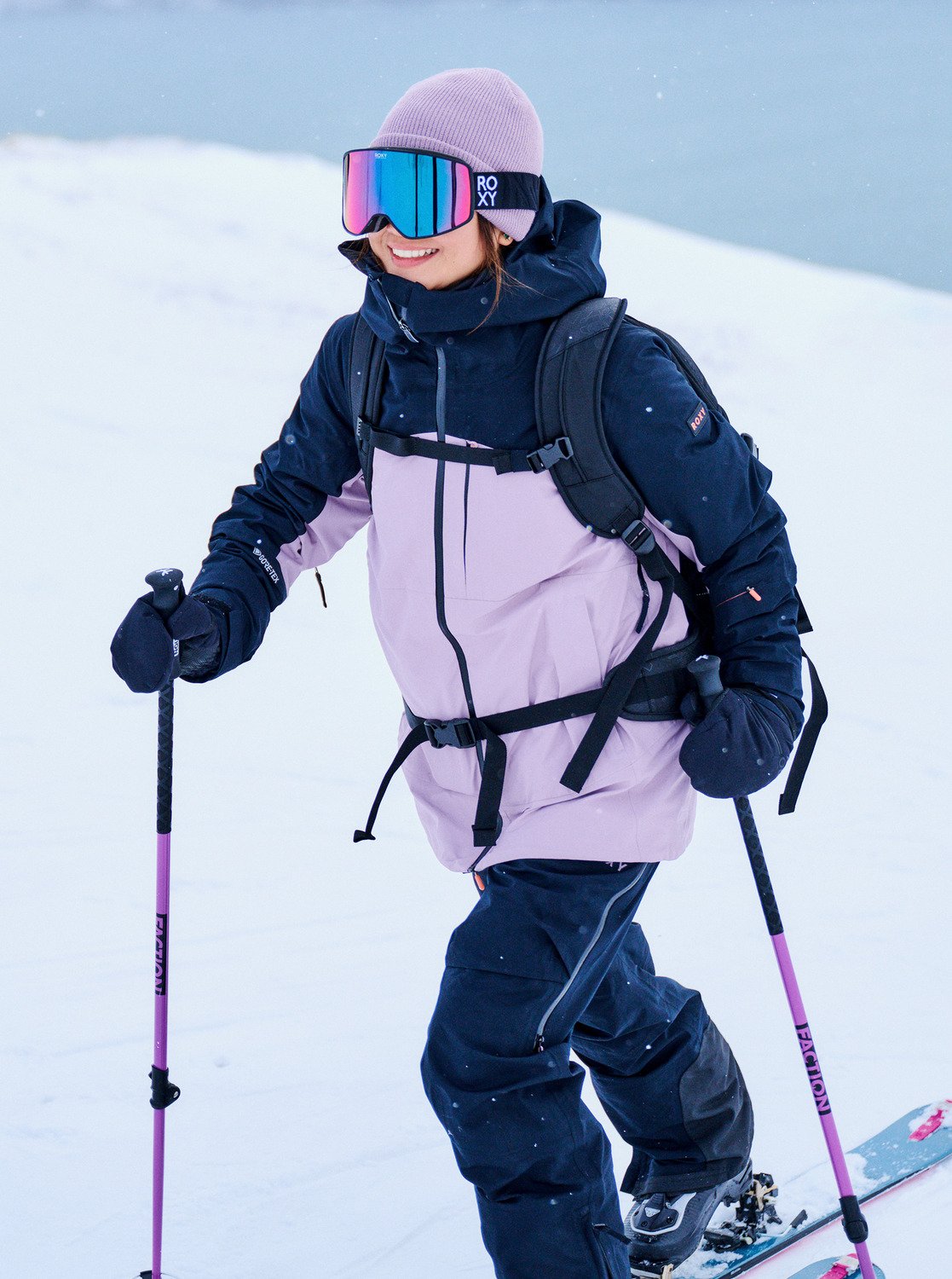 GORE-TEX® Lunalite 3L - Women's Purple Technical Snow Jacket | Roxy