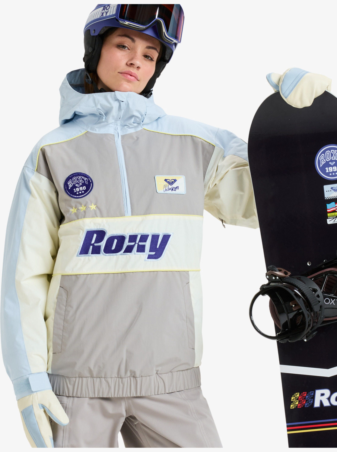 Anorak JK 10K - Women's Grey Technical Snow Jacket | Roxy