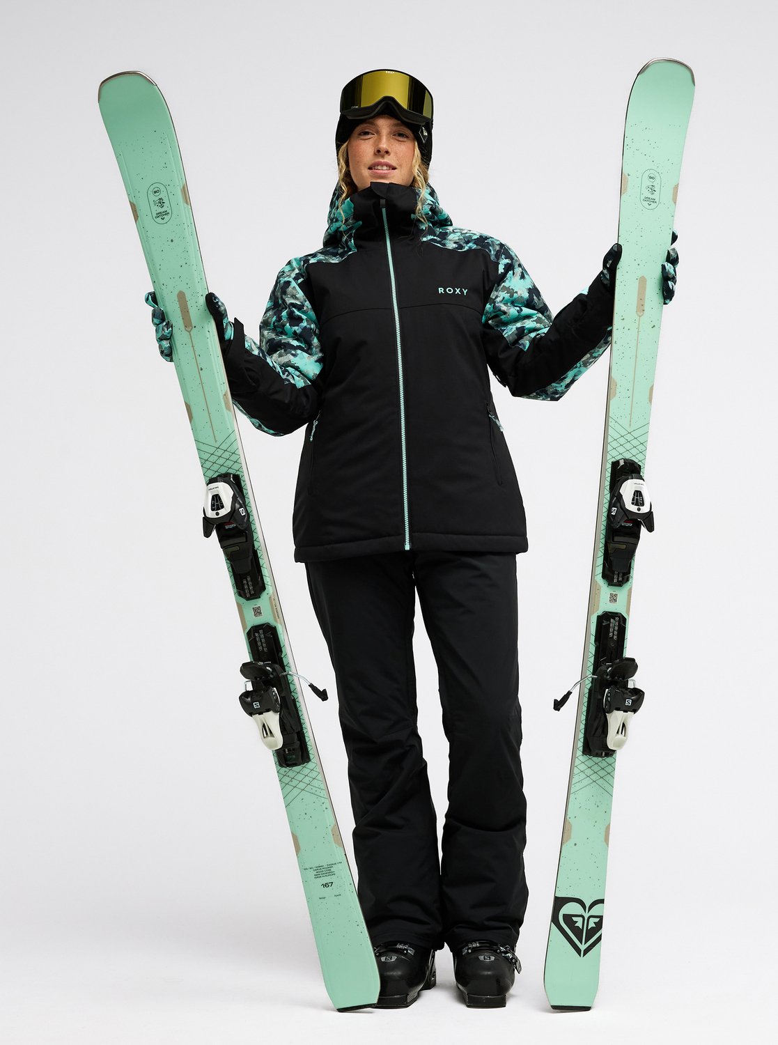 Astral Peak 10K - Women's Green Technical Snow Jacket | Roxy