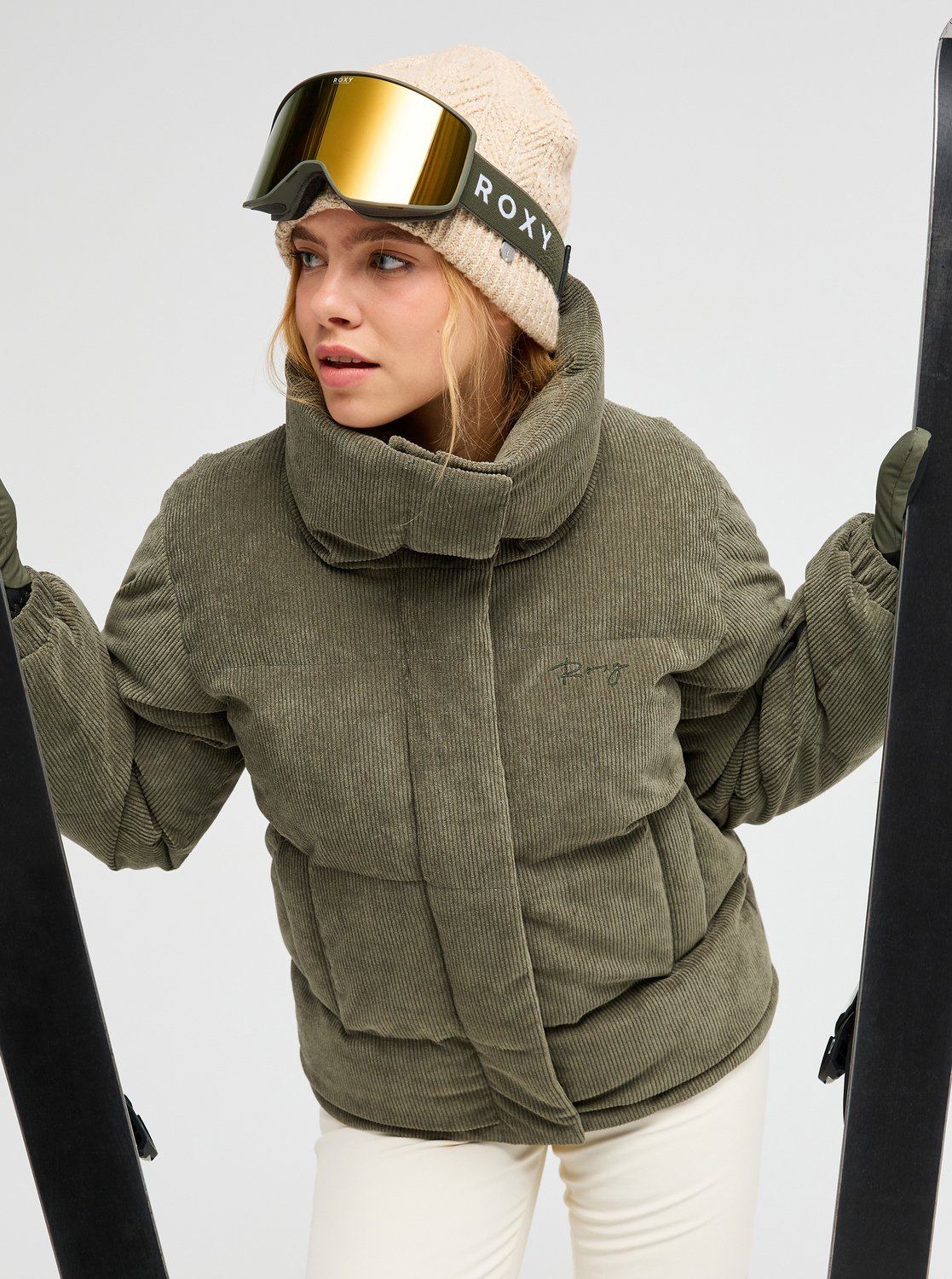Snow Winter Rebel Cord 10K - Women's Green Corduroy Technical Snow