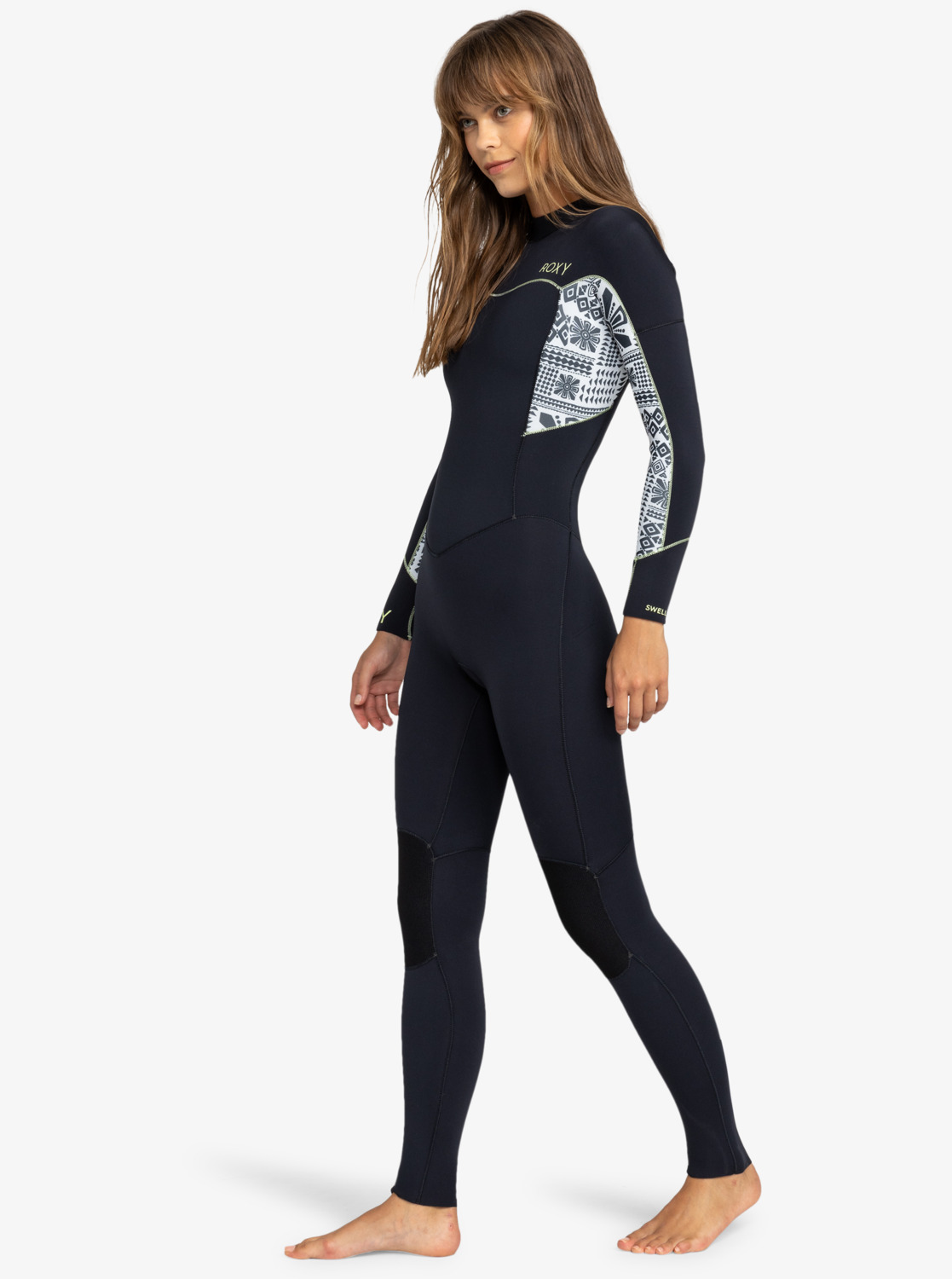 4/3mm Swell Series - Women's White Back Zip Wetsuit | Roxy