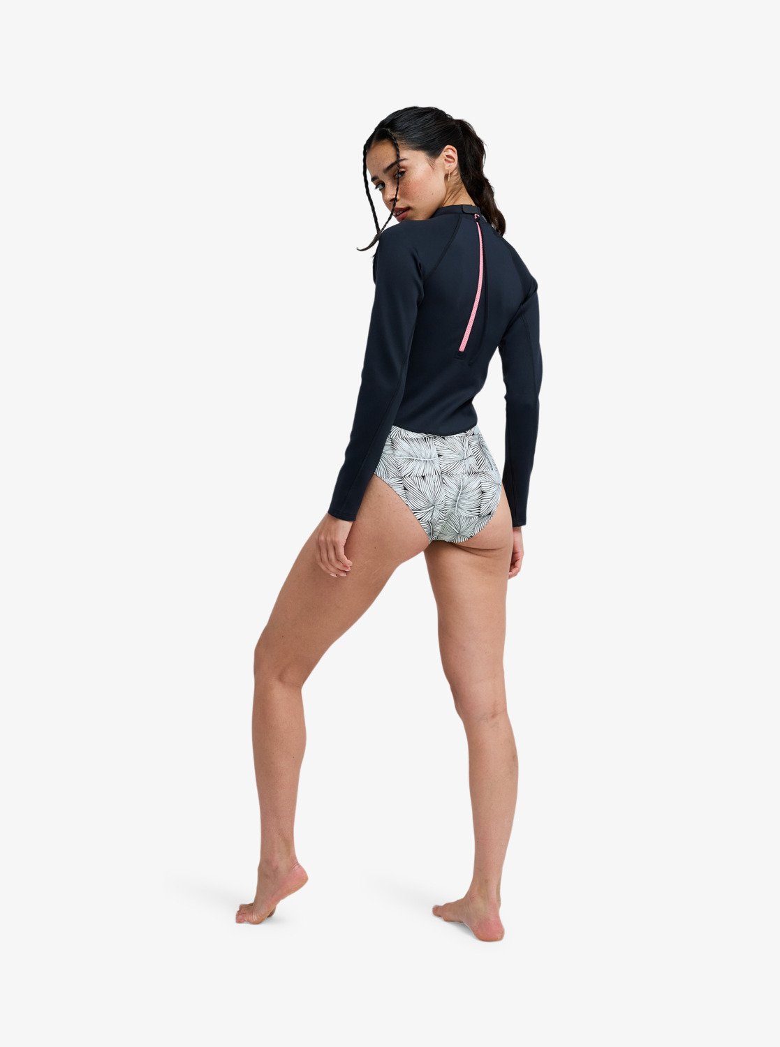 Pro Surf - Women's Black Long Sleeve One-Piece Swimsuit | Roxy