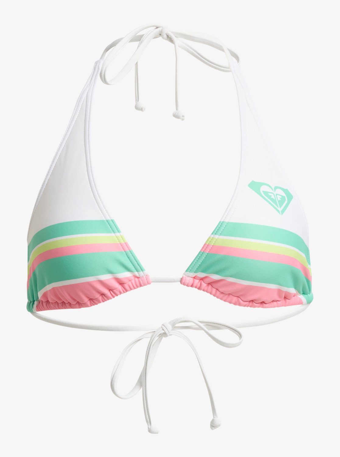 The Swell Elongated Tiki Tri - Women's White Triangle Bikini Top