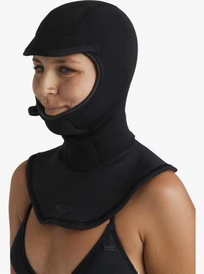 roxy, 2mm Elite - Neoprene Hood for Women, BLACK (blk) 2mm Elite - Neoprene Hood for Women  26BW193513