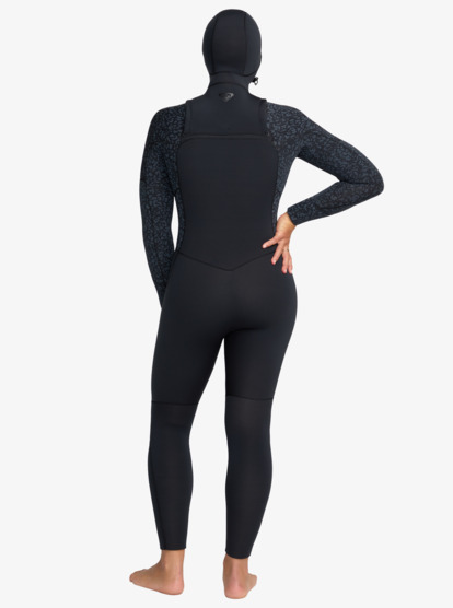 5/4 Swell Natural - Hooded Chest Zip Wetsuit for Women  26BW203503