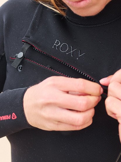 roxy, 4/3 Elite Xtra Warm - Wetsuit met een Borstrits voor Dames, BLACK (blk) 4/3 Elite Xtra Warm - Chest Zip Wetsuit for Women  26BW213501