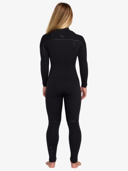 roxy, 4/3 Elite Xtra Warm - Wetsuit met een Borstrits voor Dames, BLACK (blk) 4/3 Elite Xtra Warm - Chest Zip Wetsuit for Women  26BW213501