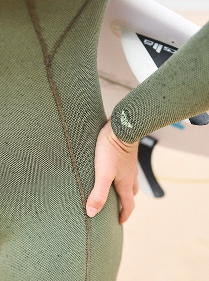 roxy, 4/3 Elite Xtra Stretch - Chest Zip Wetsuit for Women, SAGE (sag) 4/3 Elite Xtra Stretch - Chest Zip Wetsuit for Women  26BW213504