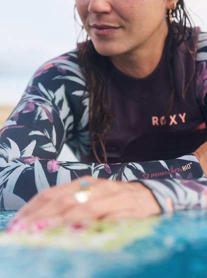 roxy, 4/3 Swell Natural - Chest Zip Wetsuit for Women, BLACK MULTI (bml) 4/3 Swell Natural - Chest Zip Wetsuit for Women  26BW213509