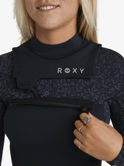 roxy, 4/3 Swell Natural - Chest Zip Wetsuit for Women, ANIMAL PRINT (anm) 4/3 Swell Natural - Chest Zip Wetsuit for Women  26BW213509