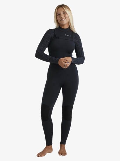 roxy, 4/3 Swell Natural - Chest Zip Wetsuit for Women, ANIMAL PRINT (anm) 4/3 Swell Natural - Chest Zip Wetsuit for Women  26BW213509