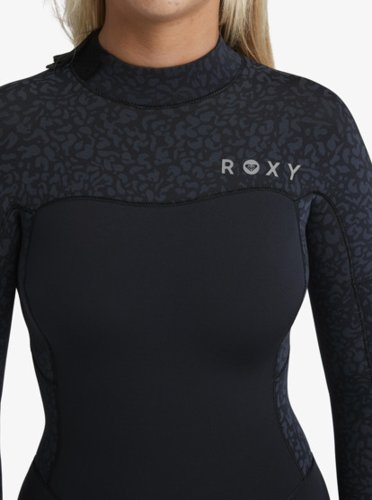 roxy, 4/3mm Swell Natural  - Back Zip Wetsuit for Women, ANIMAL PRINT (anm) 4/3mm Swell Natural  - Back Zip Wetsuit for Women  26BW213512