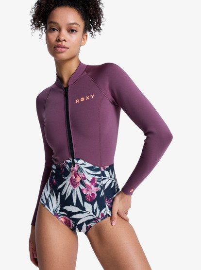 1mm Swell Natural - Long Sleeve Front Zip Springsuit for Women  26BW243506