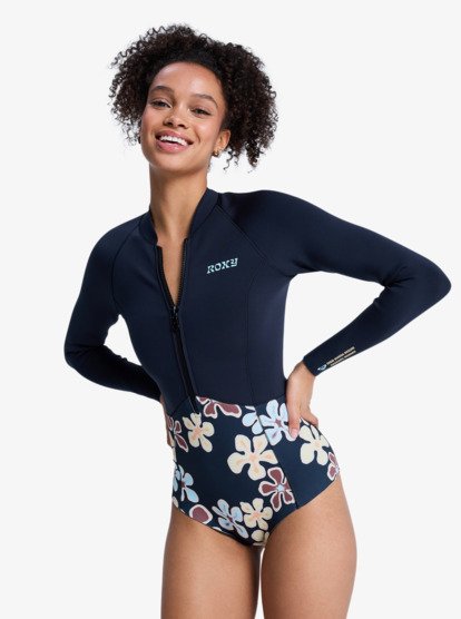 1mm Swell Natural - Long Sleeve Front Zip Springsuit for Women  26BW243506