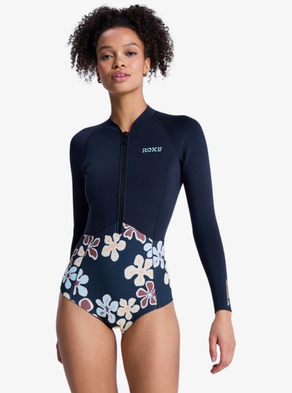 1mm Swell Natural - Long Sleeve Front Zip Springsuit for Women  26BW243506