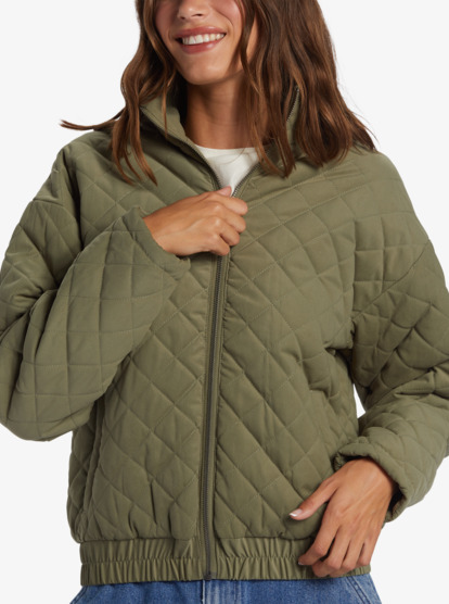 Path To Paradise - Quilted Zip-Up Jacket for Women  ARJJK03071