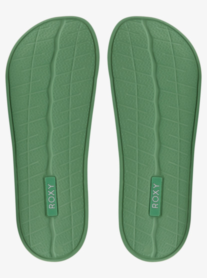 5 Slippy - Sandalias Slider para Mujer Verde ARJL100679 Roxy