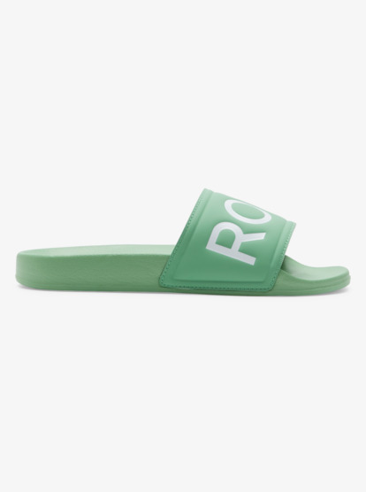 1 Slippy - Sandalias Slider para Mujer Verde ARJL100679 Roxy