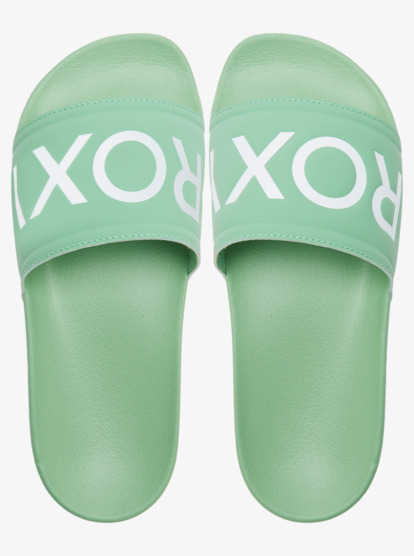 3 Slippy - Sandalias Slider para Mujer Verde ARJL100679 Roxy